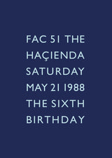 Haçienda Club Night A3 prints