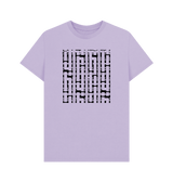 Lilac Printed T-shirt Front