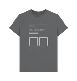 Slate Grey Typeface Tees - New Alphabet