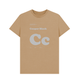 Sand Typeface Tees - Cooper Black