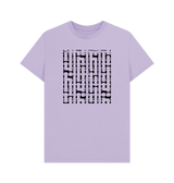 Lilac Printed T-shirt Front