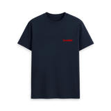 Navy Blue Printed T-shirt Front