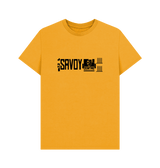 Mustard Savoy Centre (black print)
