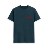 Denim Blue Printed T-shirt Front