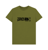 Moss Green Printed T-shirt
