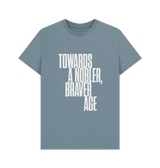 Stone Blue Printed T-shirt