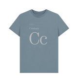 Stone Blue Printed T-shirt