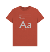 Rust Typeface Tees - Albertus