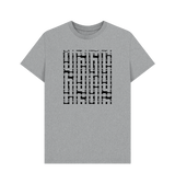 Athletic Grey Printed T-shirt Front