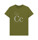 Moss Green Printed T-shirt