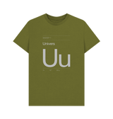 Moss Green Typeface Tees - Univers