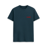 Denim Blue Printed T-shirt Front