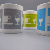 Otl Aicher Pictogram Breakfast Cups