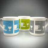 Otl Aicher Pictogram Breakfast Cups