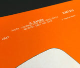 Charles Eames, Chair, Jan. 26, 1954 - Screenprint by Mishka Henner