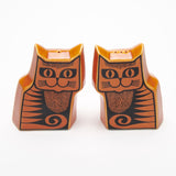 Magpie x Hornsea Cat Cruet Set - Orange