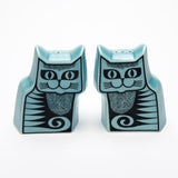 Magpie x Hornsea Cat Cruet Set - Teal