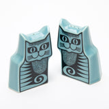Magpie x Hornsea Cat Cruet Set - Teal