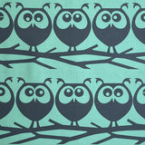 Magpie x Hornsea Owls on Branch Teatowel