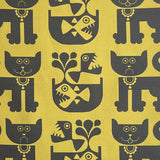 Magpie x Hornsea Teatowel Cat and Piranha