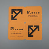Leeds - motorway city of the seventies: beer mats