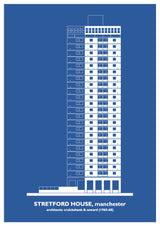 Stretford House - print