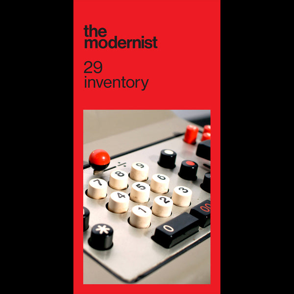 the modernist magazine issue #29 INVENTORY