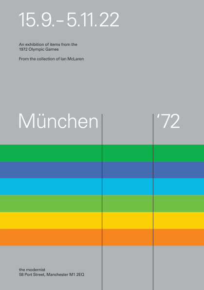 München 72 - exhibition poster