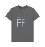 Slate Grey Typeface Tees - Futura