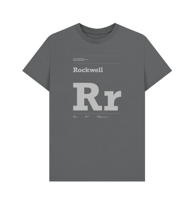 Slate Grey Printed T-shirt