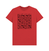 Red Printed T-shirt Front