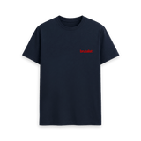 Navy Blue Printed T-shirt Front