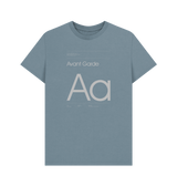 Stone Blue Typeface  Tees - Avant Garde