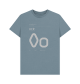Stone Blue Printed T-shirt