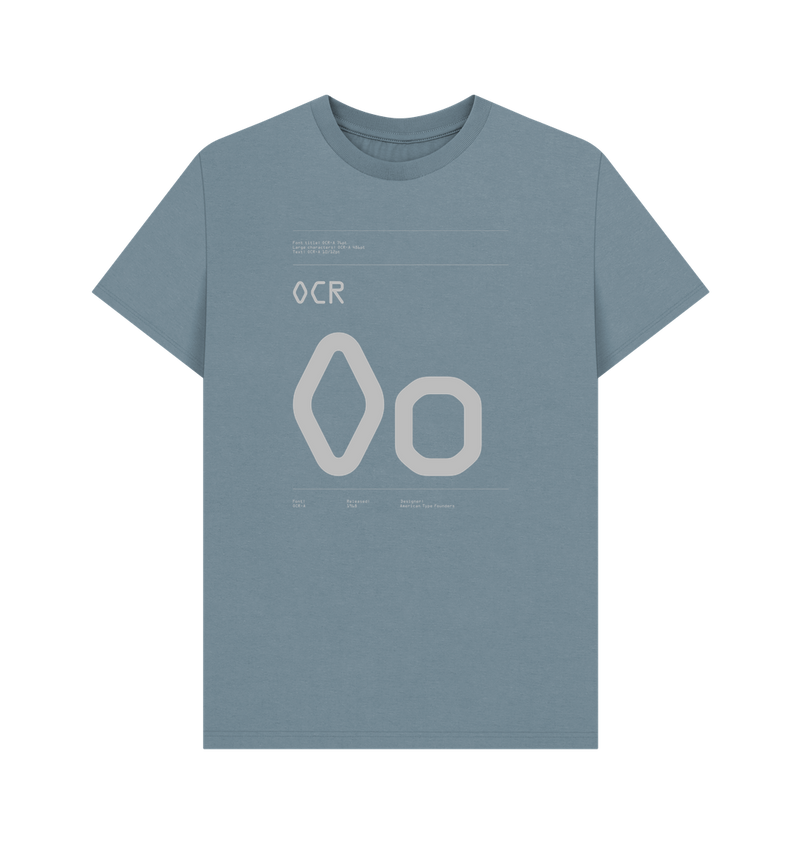 Stone Blue Printed T-shirt