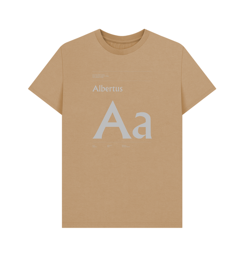 Sand Typeface  Tees - Albertus