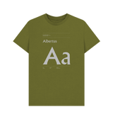 Moss Green Typeface  Tees - Albertus