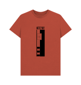 Rust Printed T-shirt Front