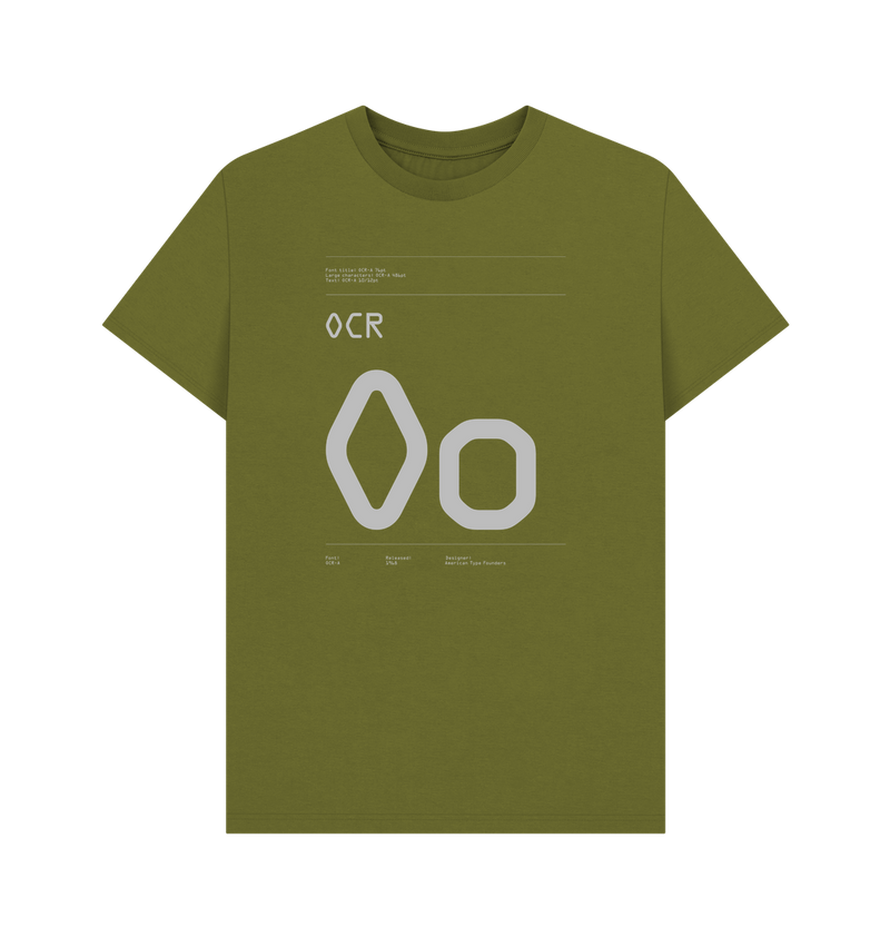 Moss Green Printed T-shirt