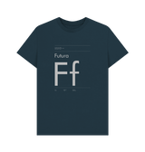 Denim Blue Typeface Tees - Futura