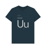 Denim Blue Typeface  Tees - Univers