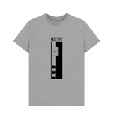 Athletic Grey Printed T-shirt Front