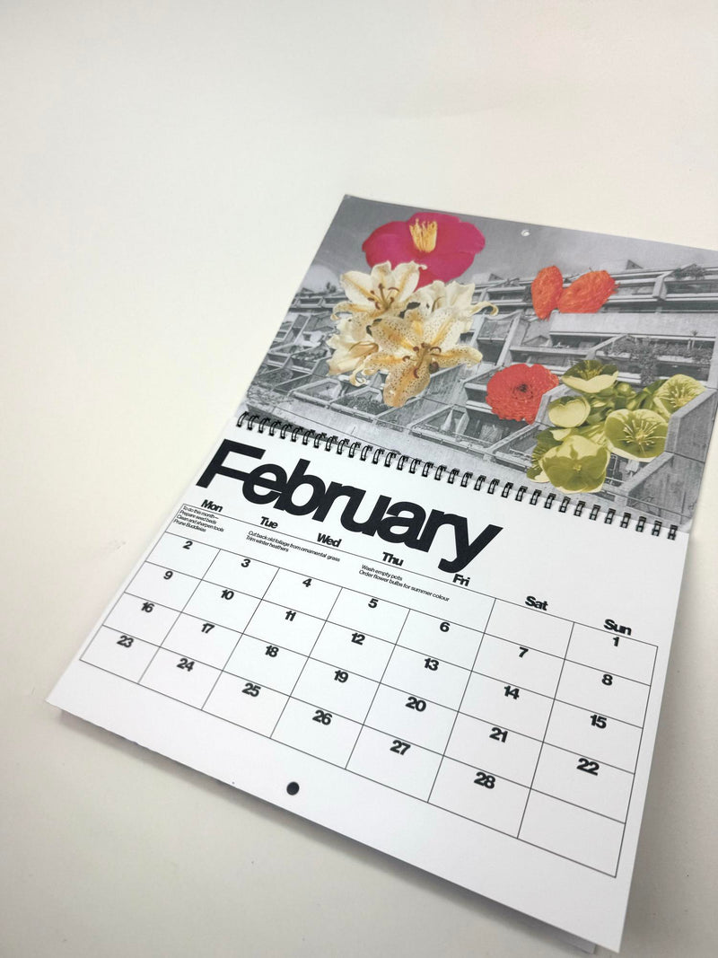 Brutalist Botany 2026 Calendar