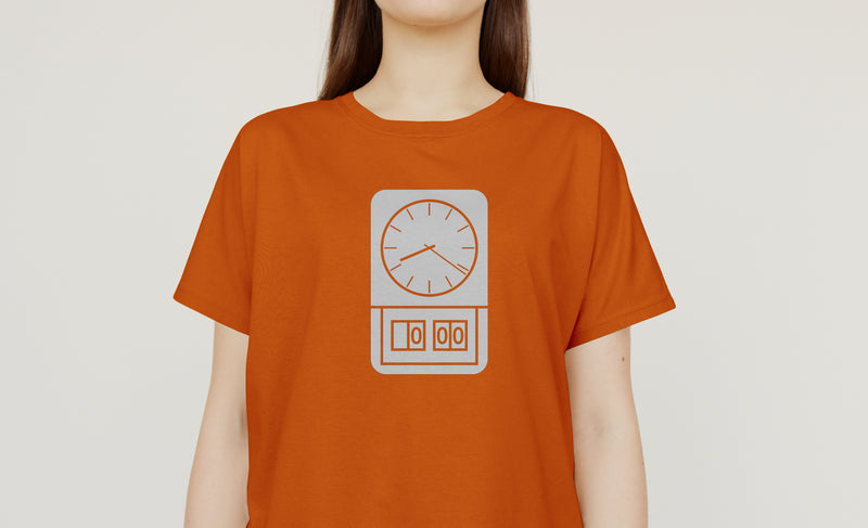 Preston Bus Station Clock T-shirt - white print