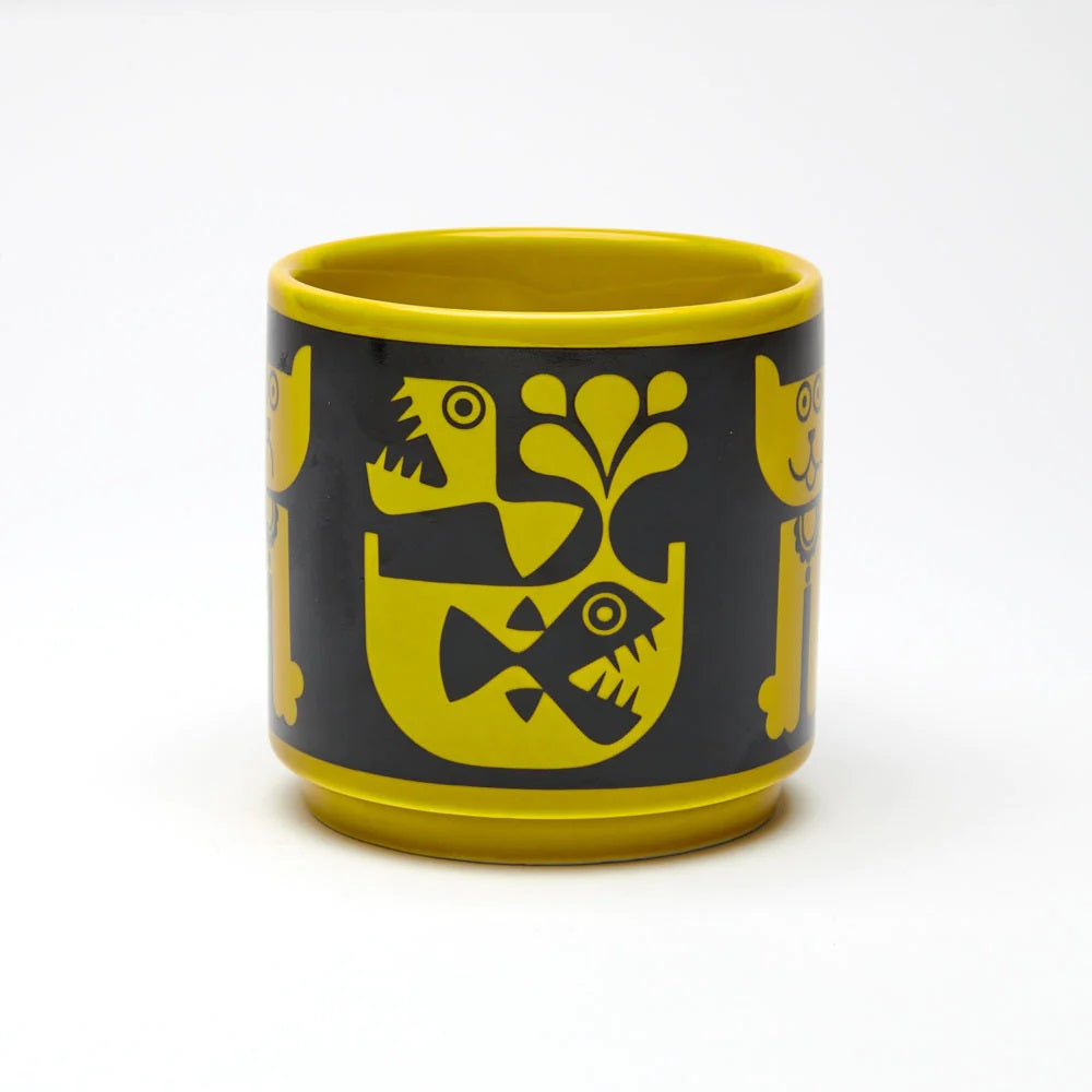 Magpie X Hornsea Mug Cat & Piranha