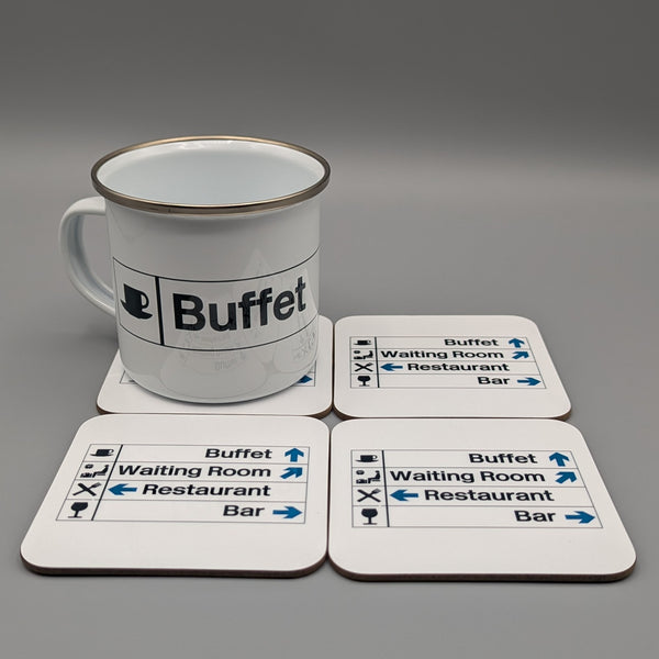 Rail Mugs and Coasters