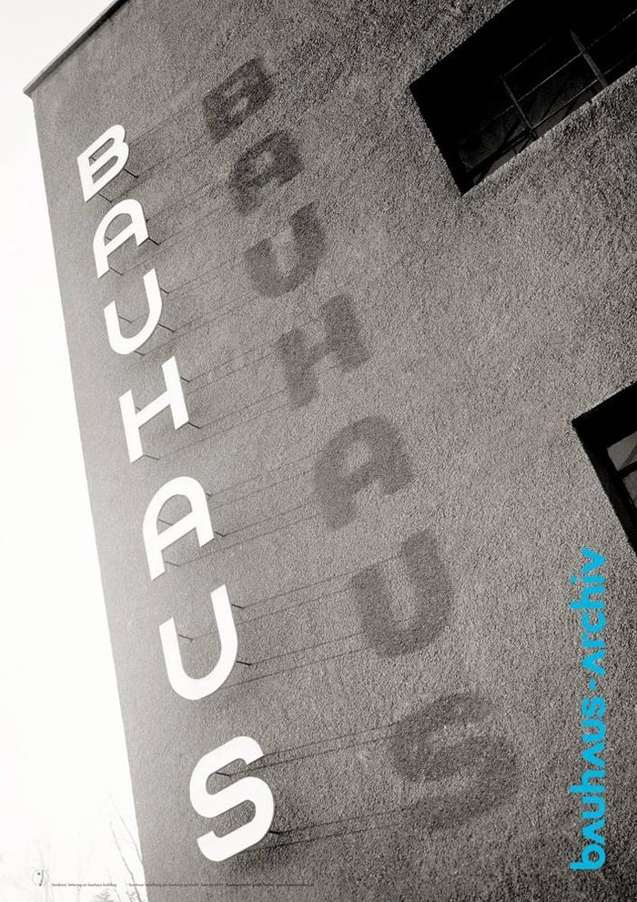 額装済/schriftzug am bauhaus dessau/バウハウス Bauhaus-Archiv posters