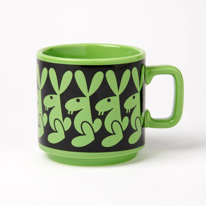 Magpie X Hornsea Mug - Rabbit (Green)