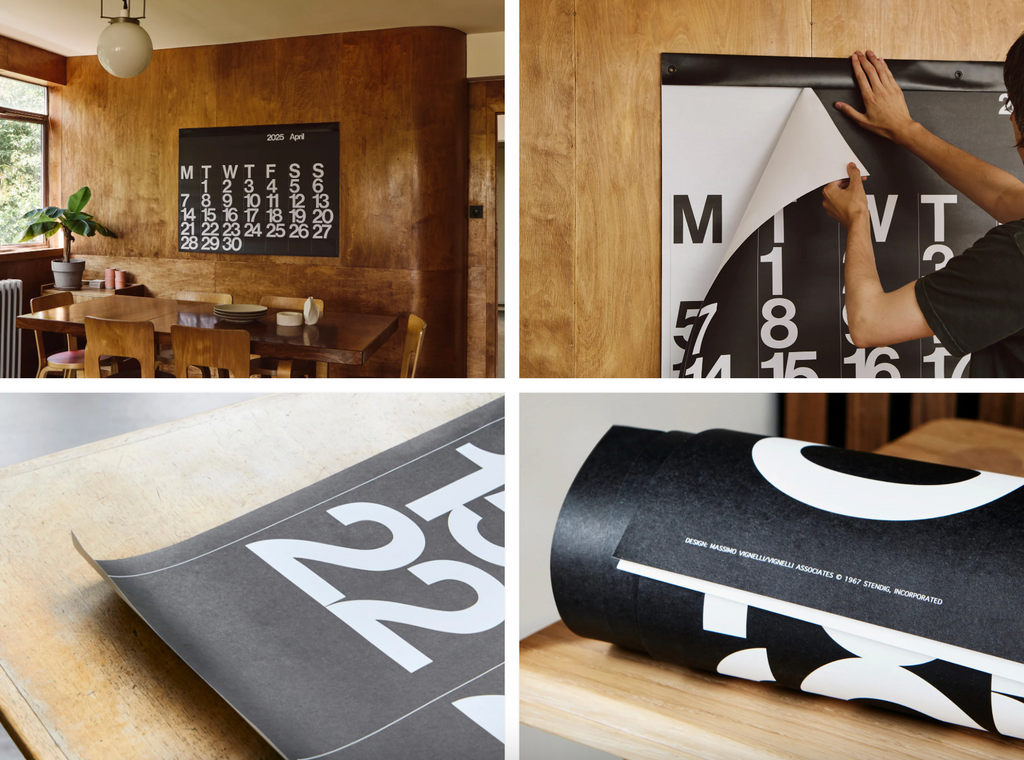 Stendig Calendar 2025 Massimo Vignelli