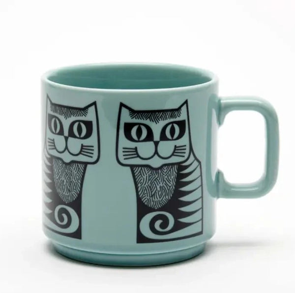 Magpie X Hornsea Mug - Cat teal